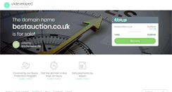 Desktop Screenshot of bestauction.co.uk